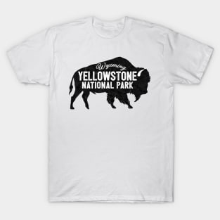 Yellowstone National Park Wyoming American Bison Buffalo T-Shirt